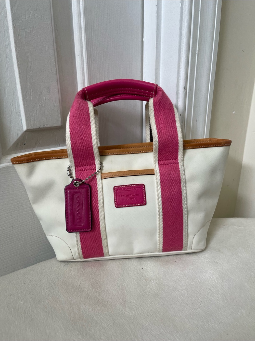 COACH Vintage Y2K Hamptons Weekend Mini Tote